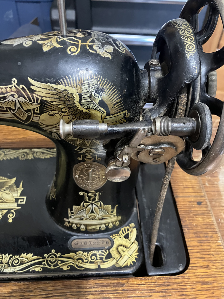 Sphinx decals and handwheel